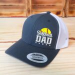 Softball Dad Hat, Retro Trucker Adjustable Mesh Snapback, Gift For Dad - Image 5