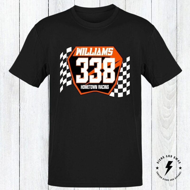 Personalized Motocross Shirt, Custom Dirt Bike Shirt With Rider Name And Number, Motocross Shirt, Adult And Youth Sizes - Image 1