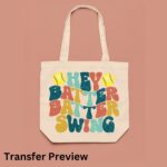 Hey Batter Batter Swing Softball Transfer, Softball Mom, Softball Dad, Ready To Press DTF Transfer, Heat Press Transfer, Easy Apply - Image 6