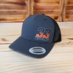 Custom Racing Number Trucker Snapback Hat