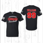 Personalized Baseball Team Shirt, Personalized Softball Shirt,  Player Name And Number, Team Spirt, Baseball Mom, Baseball Dad, Softball Dad