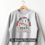 Take Me Out To The Ballgame Baseball Transfer, Baseball Mom, Ready To Press DTF Transfer, Heat Press Transfer, No Weeding T-Shirt Transfers - Image 3