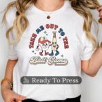 Retro Baseball DTF Transfers Bundle, Includes 10 Ready To Press Transfers, 22x60 Inch Roll, Baseball Direct To Film, Easy To Apply - Image 2