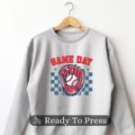 Baseball Game Day Transfer, Baseball Mom, Ready To Press DTF Transfer, Heat Press Transfer, No Weeding T-Shirt Transfers - Image 2