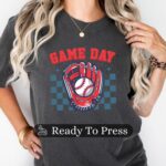 Baseball Game Day Transfer, Baseball Mom, Ready To Press DTF Transfer, Heat Press Transfer, No Weeding T-Shirt Transfers - Image 3