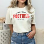 Personalized Football Team Name Shirt, Comfort Colors, Football Gameday Shirt, School Spirit, Team Spirit, Football Mom, Football Dad - Image 3