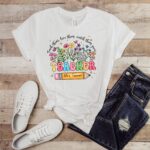 Personalized Teacher Name Shirt, Custom Teacher Wildflowers Sweatshirt, Gift For Teacher, New Teacher Gift - Image 5