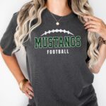 Personalized Football Team Name Shirt, Comfort Colors, Football Gameday Shirt, School Spirit, Team Spirit, Football Mom, Football Dad - Image 5