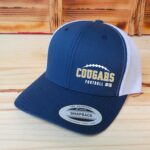 Personalized Football Hat With Team Name And Optional Player Number, School Spirit, Football Gameday Hat, Trucker Snapback, Printed Graphic - Image 6