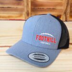 Personalized Football Hat With Team Name And Optional Player Number, School Spirit, Football Gameday Hat, Trucker Snapback, Printed Graphic - Image 5