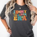 In My Teacher Era Shirt, Comfort Colors, Teacher T-Shirt, Teacher Gift - Image 4