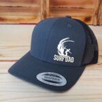 Surf Dad Hat, Gift For Surfer, Gift For Dad, Surfing Hat, Retro Trucker Hat Mesh Back Snapback Closure, Adult Unisex - Image 5