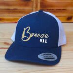 Personalized Team Name And Number Hat, Custom Team Name Hat, Great For Sports Like Football, Baseball, Softball, Soccer. Printed Design. - Image 3