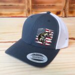 American Flag Bass Fishing Hat, Mesh Adjustable Snapback Closure, Adult Size, Gift For Fisherman, Bass Fishing Gift, Printed Graphic - Image 7