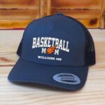 Personalized Basketball Mom Trucker Snapback Hat, Optional Player Name And Number, Basketball Gameday Hat, Printed Graphic - Image 3