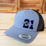 Signature Style Name And Number Hat, Custom Racing Number Hat, Basketball, Soccer, Baseball. Printed Graphic - Image 3