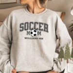 Personalized Soccer Mom Hoodie With Player Name And Number, Also Available in T-Shirts And Crewneck Sweatshirts. Basketball Gameday Hoodie. - Image 3