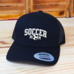 Personalized Soccer Mom Trucker Snapback Hat, Optional Player Name And Number, Soccer Gameday Hat, Printed Graphic - Image 2