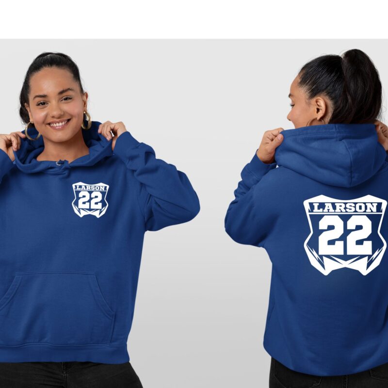 Personalized Dirtbike Sweatshirt, Custom Motocross Shirt, Custom Number Shirt, Custom Motorcycle Shirt, Custom Dirt Bike Number Shirt - Image 4