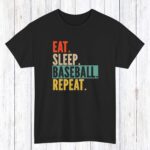 Eat Sleep Baseball Repeat Shirt, Available In T-Shirts And Sweatshirts, Baseball Gameday Shirts, Baseball Gifts - Image 4