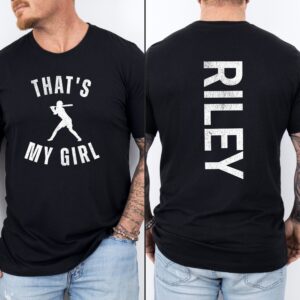 Personalized Softball Sweatshirt, Softball Gameday Shirt, Custom Softball Hoodie