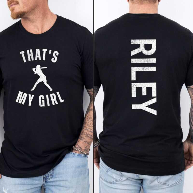 Personalized Softball Sweatshirt, Softball Gameday Shirt, Custom Softball Hoodie