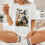 Time to Stir the Pot Goose Halloween Comfort Colors Shirt, Halloween Goose Tee, Funny Halloween Shirt, Silly Goose Halloween, Halloween Gift