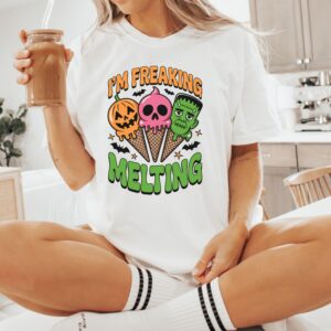 I'm Freaking Melting Funny Summerween Shirt