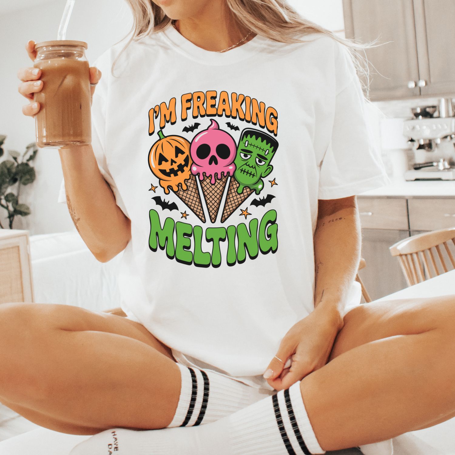 I'm Freaking Melting Funny Summerween Shirt I'm Freaking Melting Funny Summerween Shirt