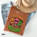 I'm Freaking Melting Funny Summerween Shirt, Spooky Year Round Halloween - Image 10