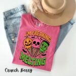 I'm Freaking Melting Funny Summerween Shirt, Spooky Year Round Halloween - Image 9