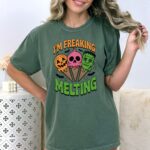 I'm Freaking Melting Funny Summerween Shirt, Spooky Year Round Halloween - Image 11